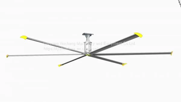Large Industrial Ceiling Fan with Variable Frequency Speed