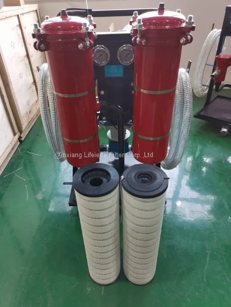 Portable Lyc-B Filtration Cart High Precision Oil Filter Purifier Cart Unit photo-2