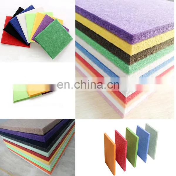 Customized 3D Polyester Felt Fabric Acoustic Panel for Indoor Decoration Wall Board photo-7