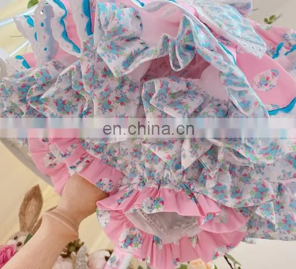 Baby Girl Summer Vintage Spanish Turkey England Princess Ball Gown Dress for Girl Party photo-5