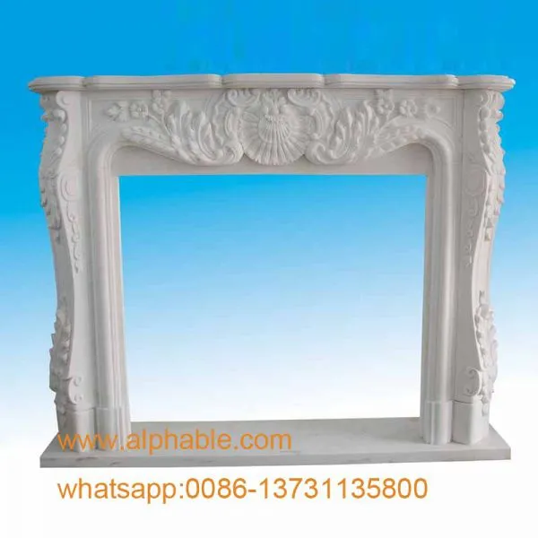 Резные каменные карнизы для каминов из мрамора