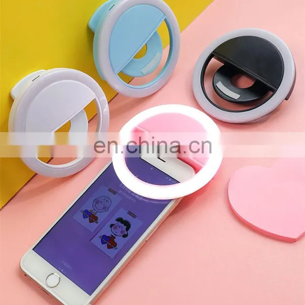 36LED Portable Mini USB Rechargeable Mobile Phone Beauty Led Ring Fill Light for Selfie photo-6