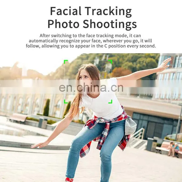 Smart Selfie Stick Stand 360 Rotation Auto Face Tracking Selfie Tracking Holder Smartphone Holder For Photo Vlog Live Video photo-5