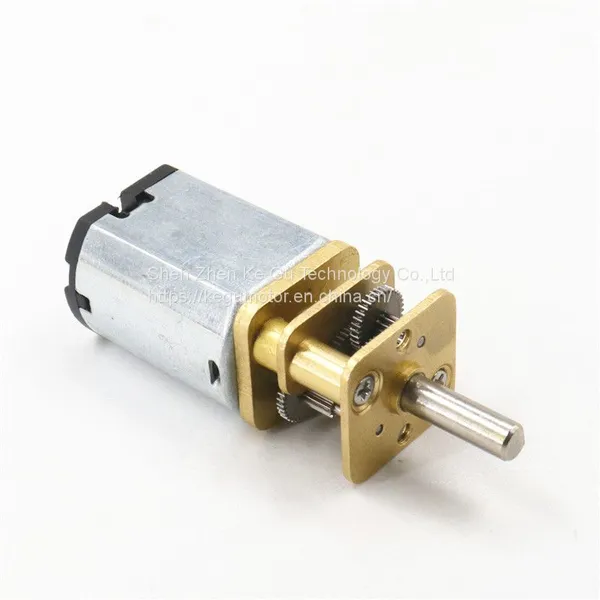 Low Speed 13mm DC 12V 6V dc Geared Motor With 13mm Gearbox for Robot photo-2