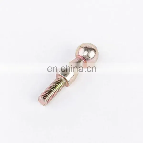 Zinc Plated Spherical Head Bolt Stud Threaded Ball Joint Rod Bolt photo-5