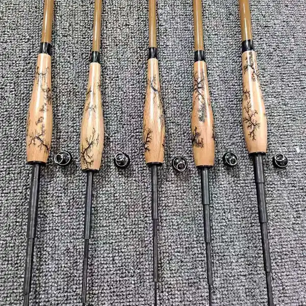Light Weight Six Section China Supply Fishing Pole Carbon Fiber photo-3