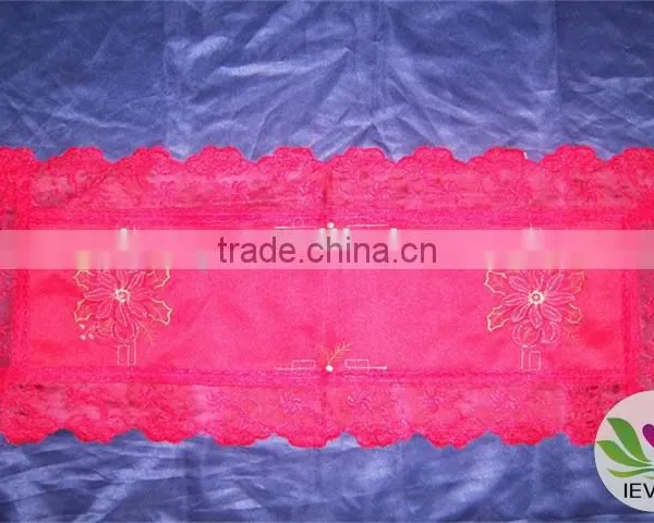 New Arrival High Quality Table Cloth Embroidered Table Cloth Wedding Tablecloth Christmas Design Fabric Tablecloth photo-6