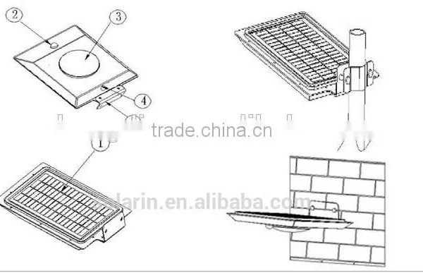 New Design Manufacture Price All in One Led Solar Street Light photo-3