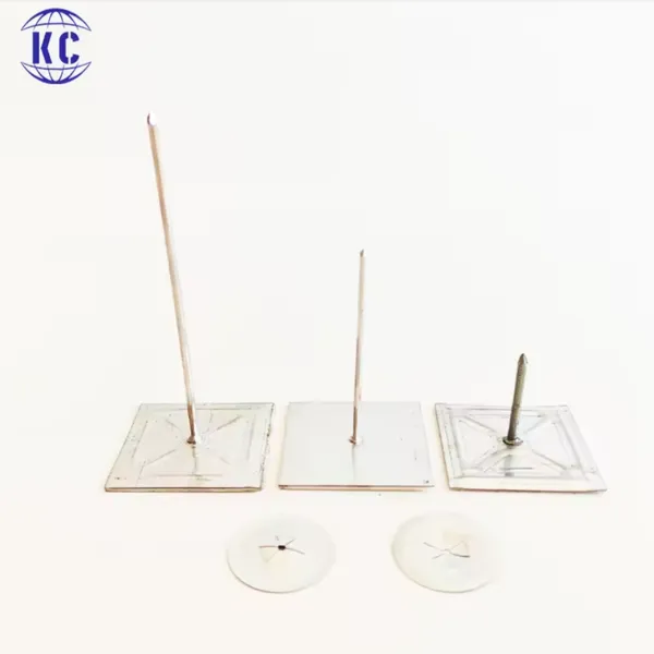 Customizable Self-Adhesive Aluminum Insulation Pin/Nail With Locking Plate/Cap