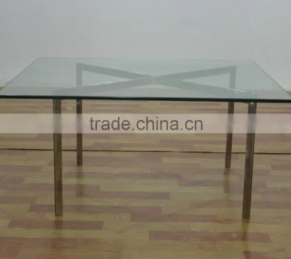 Replica Stainless Steel Barcelona Coffee Table for Living Room photo-2