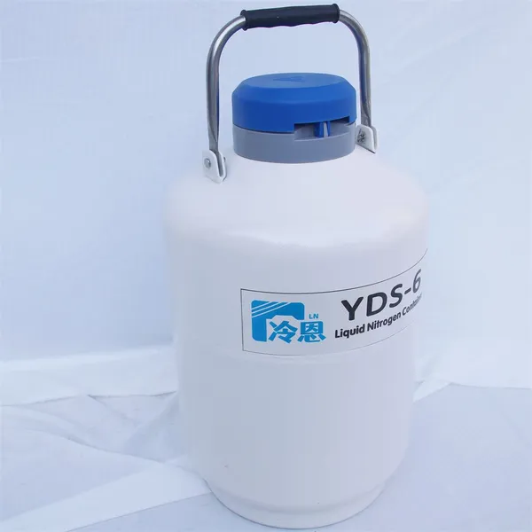 Portable With Handle Liquid Nitrogen Tank of Artificially Inseminated 6L