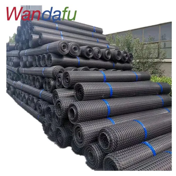 Wandafu Polypropylene Geogrid Fence Mining Reinforcement Pp Plastic Mesh Unidirectional Geogrid photo-4