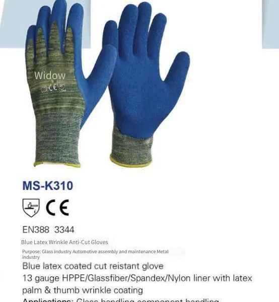 Yingkeer Enkerr Latex Wrinkled Gloves K310 Latex Wrinkled Cut-resistant Gloves photo-2