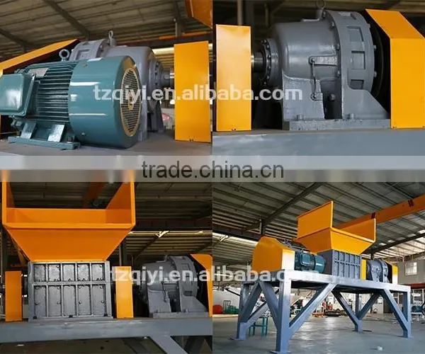 Powerful Double Shafts Double Motors Timber Wood Pallet Crusher photo-3