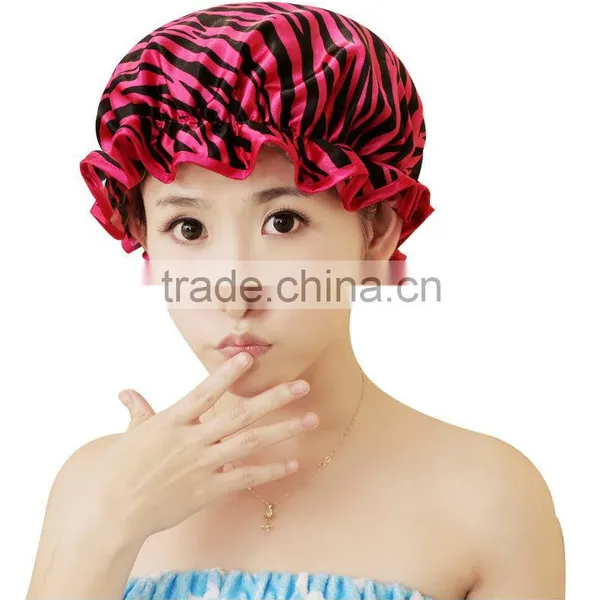 Water Proof Double Layer Shower Cap photo-4