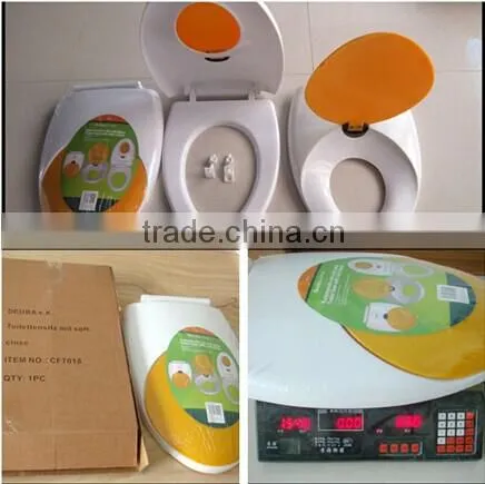 Chaozhou Oval Bathroom White Plastic Soft Close Adult and Children Toilet Seat Quality Choice photo-2