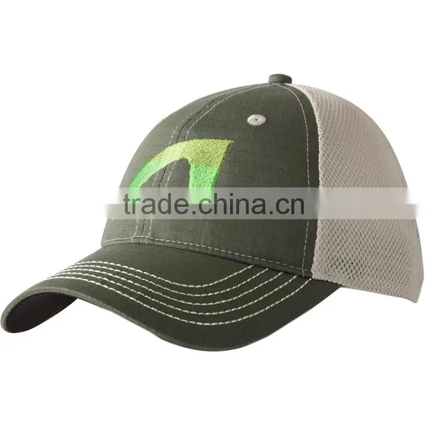 Wholesale Promotional Custom 100 Polyester 6 Panel Cheap Flat Brim Mesh Distressed Embroidery Patch Trucker Cap photo-3