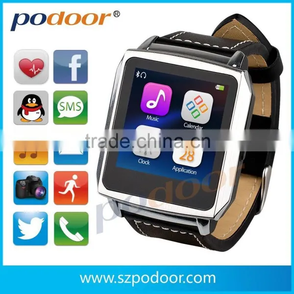 Mobile phone accessory E-ink watch in china ,MTK 6260 bluetooth smart E-ink watch