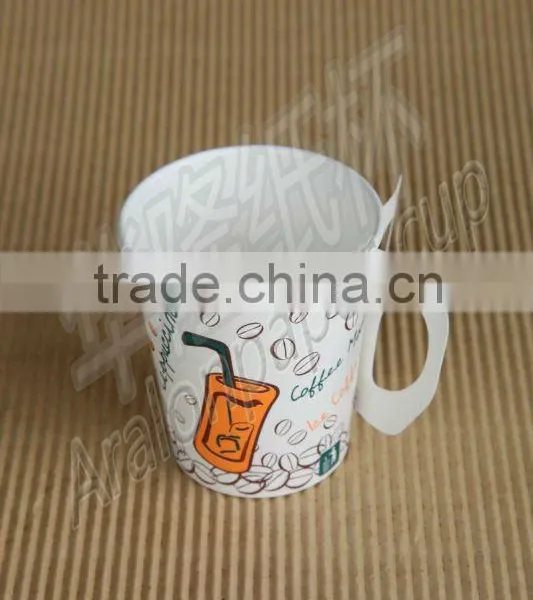 Paper White Cups With Handle