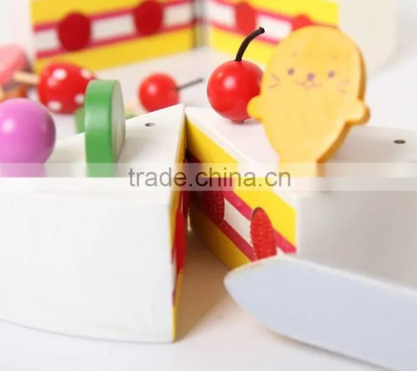 Wooden Toy Cake Playing Kitchen Set photo-2