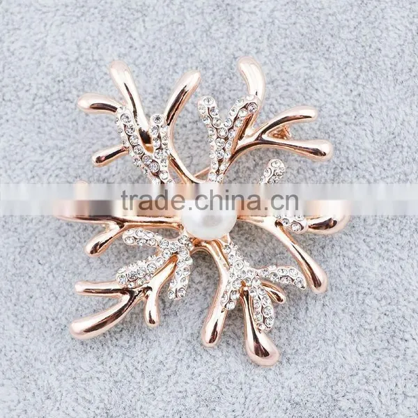 Christmas Silver Hanging Decorative Snowflakes Brooch Jewelry photo-4
