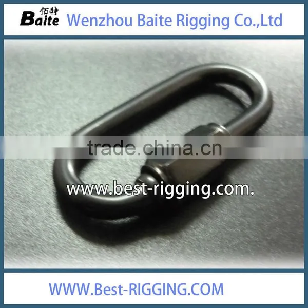 Rigging Hardware Black Plated Quick Repair Link Din56926 photo-2