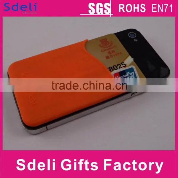 Factory Sell New Promotion Gifts Silicone Mobile Phone Card Holder photo-4