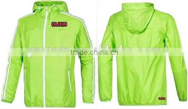 High Quality China Wholesale Custom Mens White Windbreaker