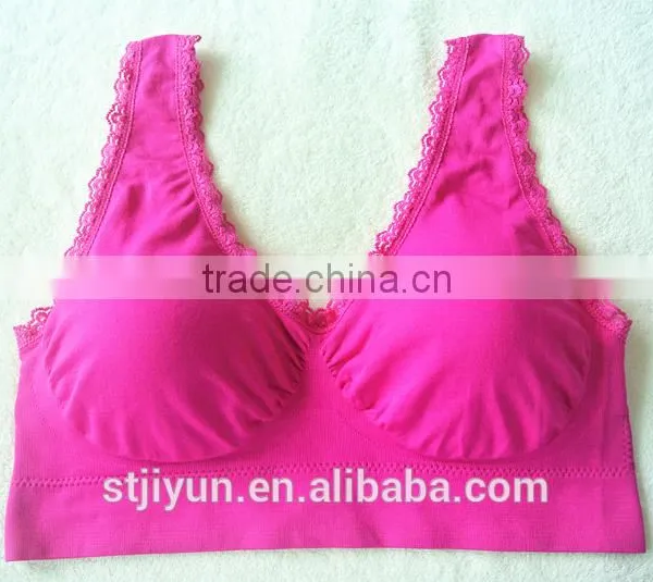 2016 Shantou Sport Bras Seamless Cheap Padded Yoga Bra Tops photo-4