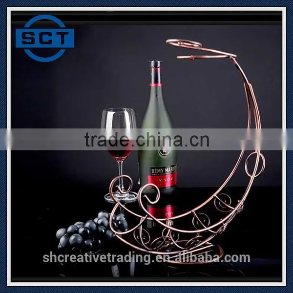 European Style Single Bottle Holder Pirate Ship Wine Rack photo-6