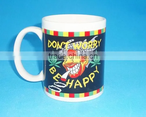 Porcelain Milk Mug With Funny Design photo-3