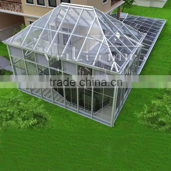 Easy to Assemble Home Decor Pop up Glass Sunroom photo-5
