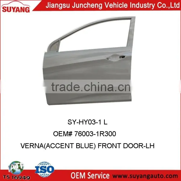 Steel Front Car Door For Hyundai Verna (ACCENT BLUE) Car Body Parts OEM# 76003-1R300