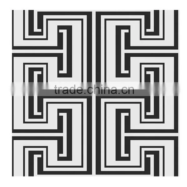 2016 Printed Pvc Coated Wallpaper, Black Modern Geographic Wall Decal for Designer , Creative Wall Paper Warehouse photo-2
