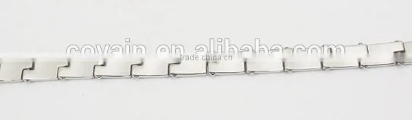 Silver Link Chain Stainless Steel Fashion Bracelet Men photo-2