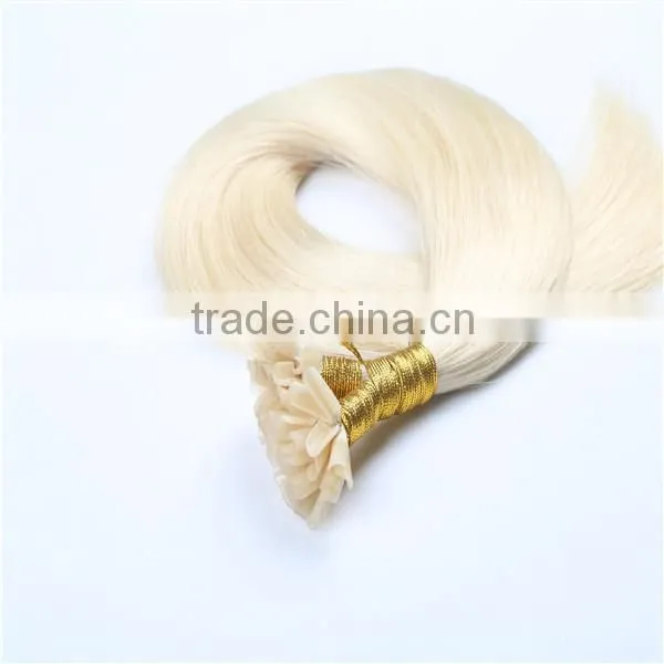 China Hair Extension Tip U Wavy Hair Extensions/Nail/u Tip Hair photo-4