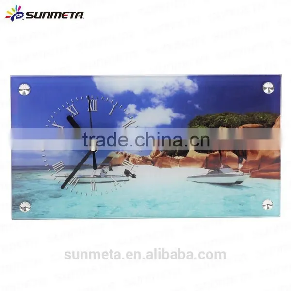 High Quality Sublimation Glass Photo Frame Can be Used for Clock photo-2