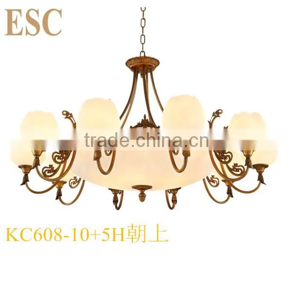 The SPANISH Marble Copper Chandelier photo-5