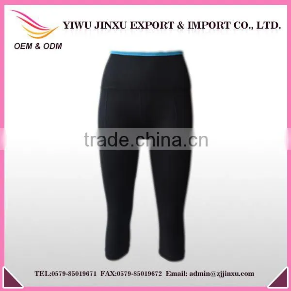 2015 New Model Seamless Women Sports Knee Length Leggings Yoga Pants photo-2