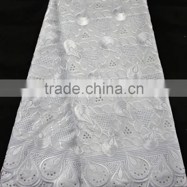 New Design African Swiss Beautiful Lace Dress Patterns for Fashion Cloth photo-3