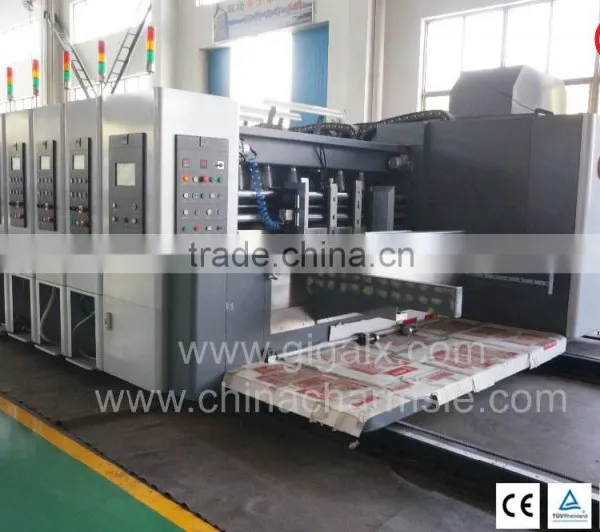 LX-608CN Flexo 4 Color Printing Machine Price Good Online With Folder Gluer Machine photo-3
