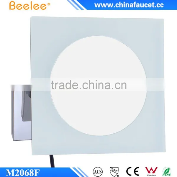 8 Inch Square Mirror Without Frame Bathroom Acrylic Contemporary LED Mirror photo-3
