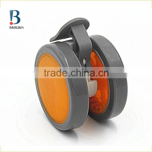China Popular Fashion 2.5 Inches Rotating TPR Twin Appliance Caster Wheels photo-2
