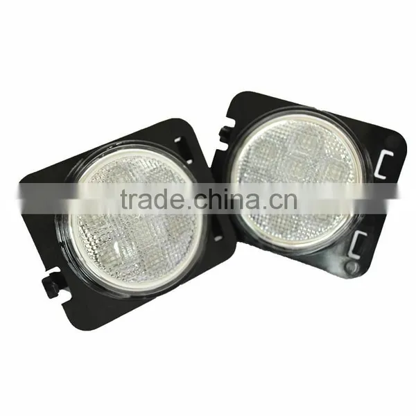 Amber Color Led Side Marker Fender Flares Lights for Jeep Wrangler Turn Signal Light photo-5