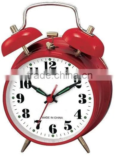 3.5 Inch Metal Case Mechanical Alarm Clock, Desktop Clock, Bedside Clock photo-4