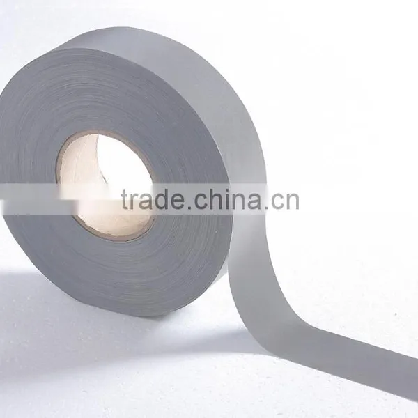 China En471 Class 2 Liver Grey Heat Press Reflective Tape Heat Transfer Reflective Tape for Safety Clothing photo-2