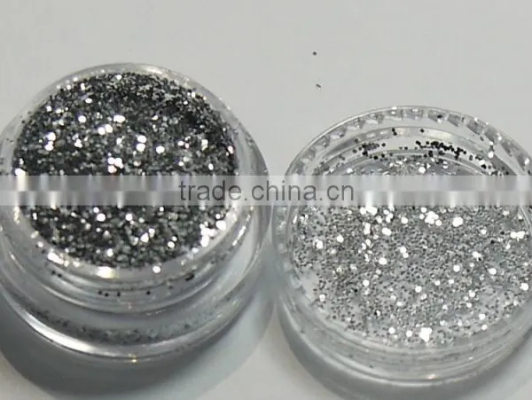 PET 0.4mm Silver Solvent Resistance UV Resistance Glitter Powder