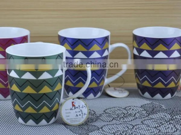 14OZ Pussy Cat Fully Decal Printed Ceramic Cup, Shiny Surface New Bone China Coffee Cup, KL5001-10699 photo-5