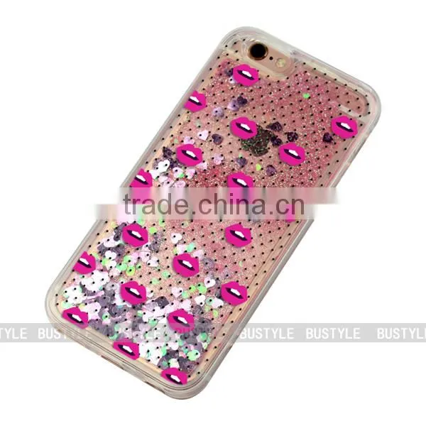 3D Custom Printing Colorful Liquid Stars Phone Case, Bling Glitter Cover for Iphone 5 5s 6 Plus for Samsung Galaxy s6 s7 Quality Choice photo-2