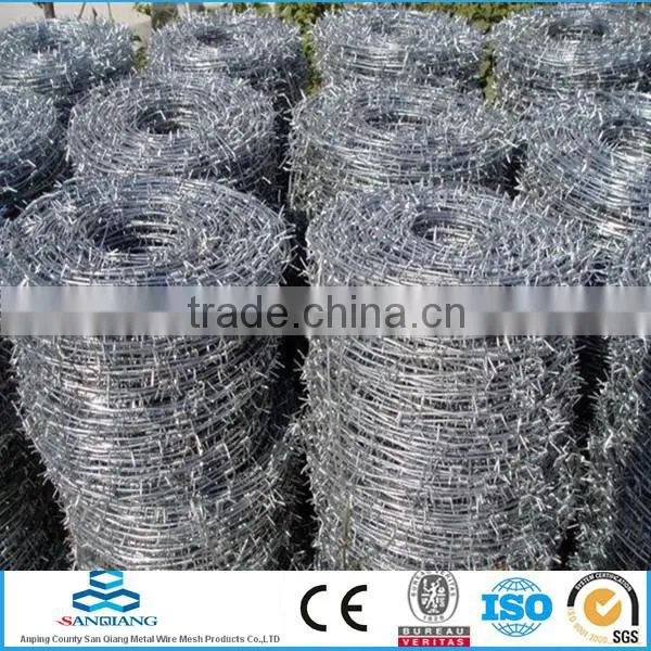 Galvanized 16*16 & 16*18 Barbed Wire Fence(Anping) photo-5